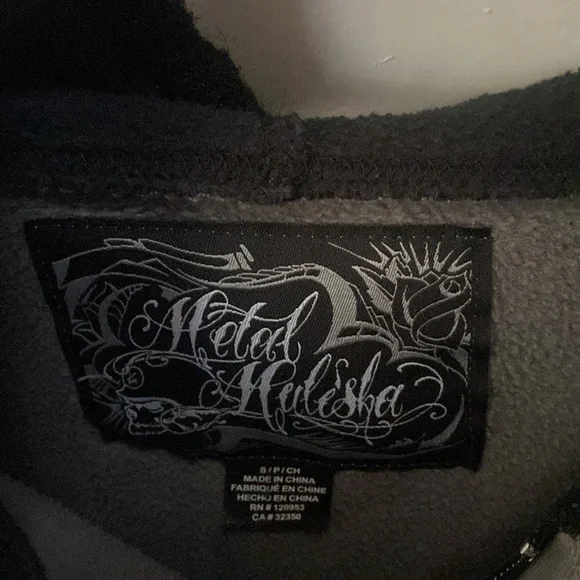 Metal Mulisha Zipper Hooded Sweatshirt - Picture 3 of 5